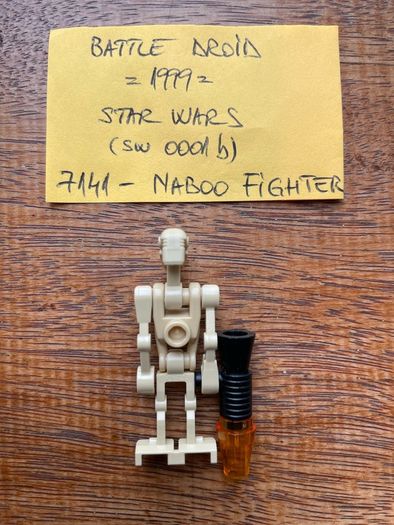 Lego minifigure Battle Droid sw0001b - 1999