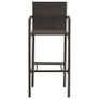 3 Piece Garden Bar Set Brown Image 8