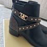Michael Kors black/brown leather boots (us 7M/Uk 5) Image 5