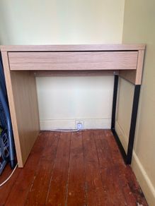 IKEA MALM Desk Oak Veneer (Compact/Narrow)