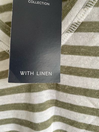 M&S Collection Linen blend t-shirt size 12