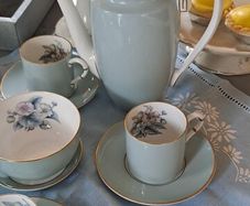 Royal Worcester Coffee Set Mid Century