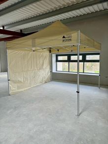 PROMO 3x3m Aluminium Pop Up Gazebo ( 3 Sides ) 5min Set Up
