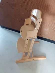 wooden high chair