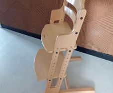 wooden high chair