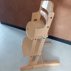 wooden high chair