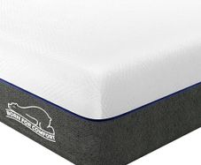 5FT King Size Memory Foam Mattress, 8 Inch with Soft Fabric, Skin-friendly Mattress, Breathable Cover, 2 Layer for More Supportive, Medium Firm-150x200x20cm