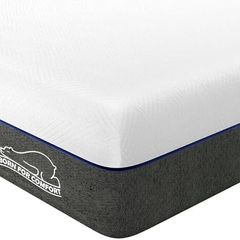 5FT King Size Memory Foam Mattress, 8 Inch with Soft Fabric, Skin-friendly Mattress, Breathable Cover, 2 Layer for More Supportive, Medium Firm-150x200x20cm