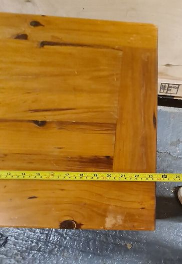 Pair of Solid Wood Wooden Side / Bedside Tables