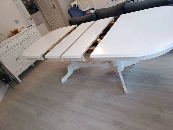 Solid wood heavy dining Table ( extendable )