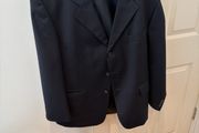 Men's navy suit jacket