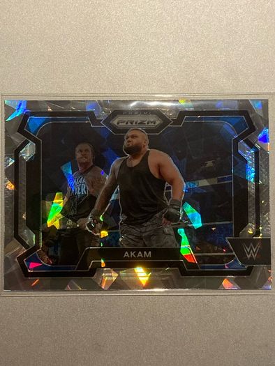 WWE Akam Panini Cracked Ice Prizm 2024