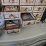 Handmade Wooden Tarot box.  Fits 12 small decks. Image 2