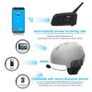 2pcs 1200m Bluetooth3.0 Intercom Motorcycle Motorbike Motor Cycle Bike Helmet Interphone Interphone Headset Microphone Image 3