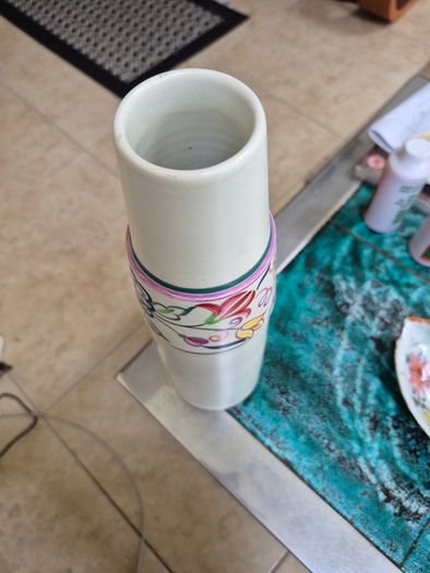 Vintage Poole pottery vase