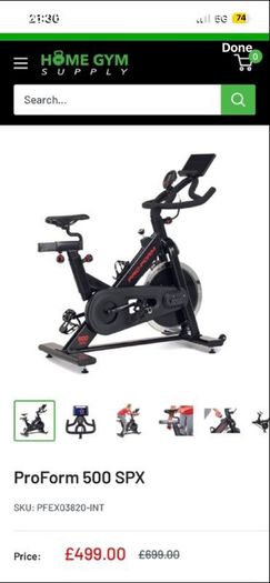 Spin Bike {ProForm 400 SPX}