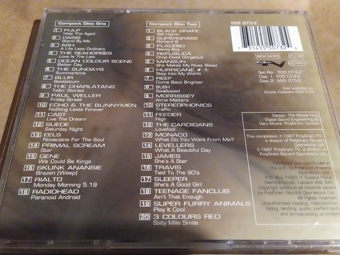 Shine The Best Of 1997 double Cd
