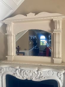 Over mantle mirror