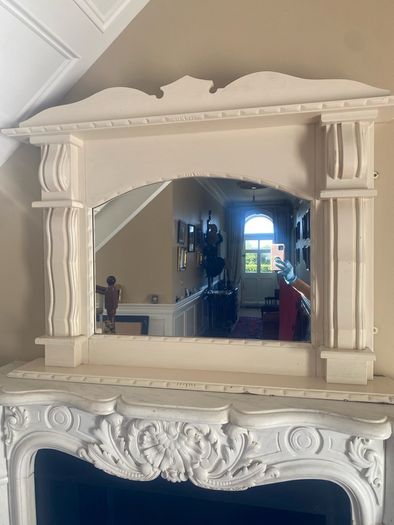 Over mantle mirror
