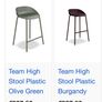 bar stools (x6) yellow Image 2