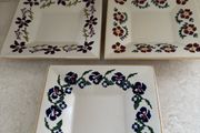 Nicholas Mosse 3No small square plates