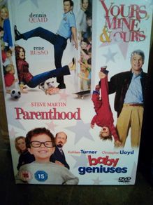Parenthood/ Baby Geniuses/ Yours, Mine And Ours 3 Dvd Boxset Collection Steve Martin Comedy