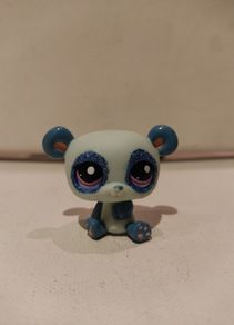 Littlest Pet Shop Blue Glitter Panda #2295