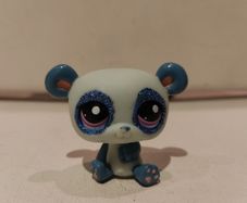 Littlest Pet Shop Blue Glitter Panda #2295