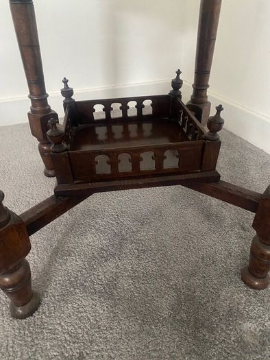 Solid Mahogany side table
