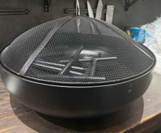 Steel Firepit, With Cover Brand new unused