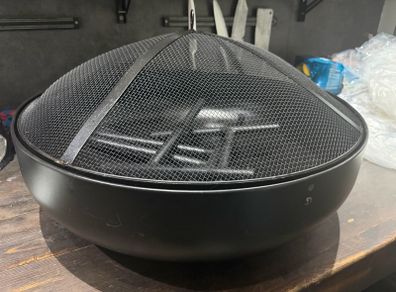 Steel Firepit, With Cover Brand new unused