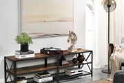 TV cabinet, TV table, Tv Stand Lowboard for TV up to 70 inches, TV cabinet with shelves, Steel frame, TV shelf for living room, bedroom