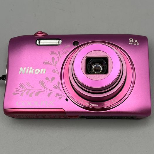 Nikon Coolpix S3600 20.1MP Digital Camera Pink - Full Kit