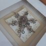 beaded picture in shadow box frame Image 2