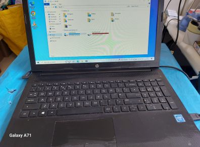 HP Laptop Model 15-da0072na, Intel Celeron N4000 CPU, 1.1GHz, 4GB Ram, 250GB HDD, Windows 10 Home, Microsoft Edge, Chrome