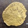 1519 Hammered Gold Ecu, Francis 1st of France. 'Gold Ecu with sun'. 3 grams of medieval gold! Image 7