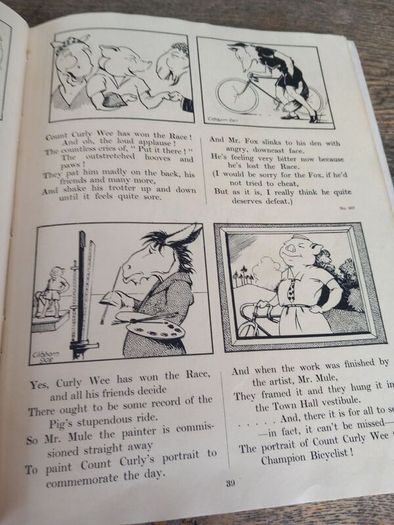 Curly Wee and Gussie Goose hardback, Independent News Dubljn