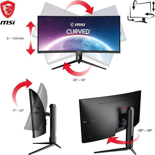 Curved monitor MSI Optix MAG301CR2. Perfect condition.
