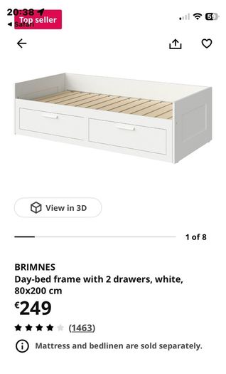 Ikea daybeds BRIMNES