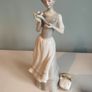 Porcelain 10 inch  figurine of a lady Image 2