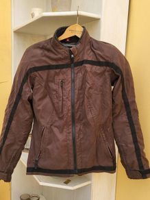 Ladies Brown Motorbike Waterproof Jacket