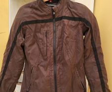 Ladies Brown Motorbike Waterproof Jacket