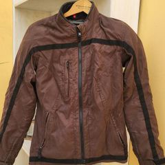 Ladies Brown Motorbike Waterproof Jacket