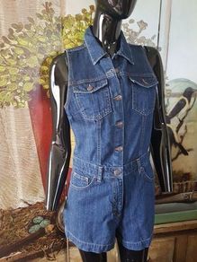 Pull & Bear Denim Playsuit, Size 8, BNWOT, AV