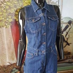 Pull & Bear Denim Playsuit, Size 8, BNWOT, AV
