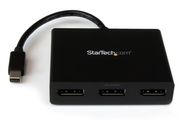 StarTech.com MSTMDP123DP 3 Port Mini DisplayPort MST Hub, 4K 60 Hz, Mini DP to DisplayPort Splitter for Multiple Monitors, mDP to DP