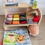 Melissa & Doug Sandwich Counter and Ice Cream Counter Wooden Toys Image 2