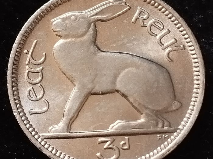 Ireland - 1968 - 3 Pence - UNC - KM.12a - [2075]