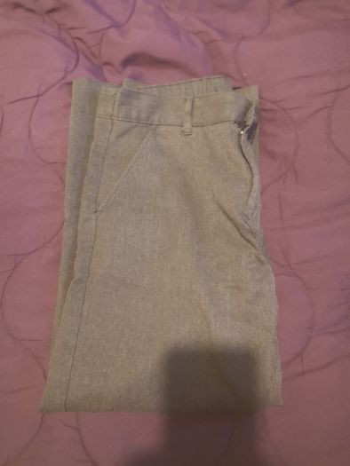 Grey school trousers tesco 12-13 yrs