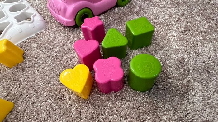 Clementoni Minnie Mouse Shape House Baby's Stacking Blocks